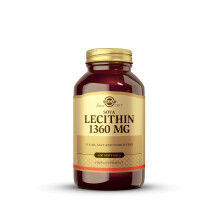 Solgar SOYA Lecithin 1360 Mg Softgels - Pack of 100 - Supports Cell Membrane Structure - Wheat,Gluten and Diary Free