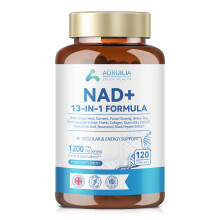 NAD Supplements 1200mg, NAD+ 13 in 1 Superior Antioxidant Blend with Max Absorption for Cellular Energy and Healthy Aging Support, 120