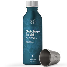 Gutology Microbiome-Friendly Mouthwash with Hydroxyapatite & Prebiotics - Liquid Biome+ Oral Rinse | Alcohol-Free & Fluoride-Free,