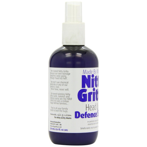 Nitty Gritty Head Lice Defence Spray 250ml 2