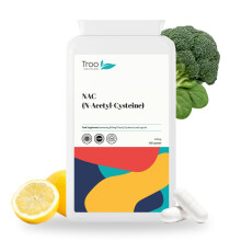 NAC Supplement 600mg by Troo Healthcare - High Strength N-Acetyl-Cysteine Supplements for Liver Health - Allergen-Free Vegan Capsu