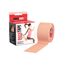 RockTape Unisex Std. Kinesiology Tape, Beige, Uncut Roll - 5cm Wide UK