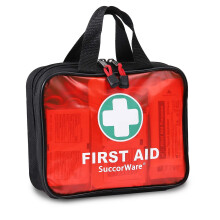 200 Pieces First Aid Kit with Hospital Grade Medical Supplies - Includes Emergency Blanket, Bandage, Scissors - Great for Home, Ou