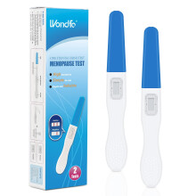 Wondfo Menopause Test Kit for Women Perimenopause Test Kit 2 Tests FSH Hormone Testing Kit at Home Self Testing Fast Result in 10m
