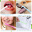RAYITO 8 Pcs Interspace Toothbrush, Soft Single Tufted Toothbrush with Cover Slim Interspace toothbrushes interdental Brushes for 4