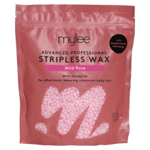 Mylee Advanced Stripless Wax 500g [Wild Rose] Professional Hard Wax Beads, Painless Hair Removal, No Strips Needed, Peelable Hot W