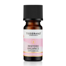 Tisserand - Restore Balance Diffuser Oil Perimenopause, Menopause and Menstruation Support for Women Rose, Clary Sage and Geranium
