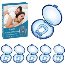 Anti Snoring Devices, 6 PCS Magnetic Anti Snore Clip Nasal Dilators, Snore Stopper Snoring Relief Reusable for Men/Women Removal of Noise