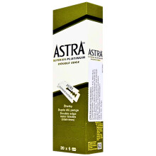 The Shave Factory Ultimate Shaving Kit of 100 Astra Superior Platinum Double Edge Razor Blades with 20 Free Styptic Matches - Smoo