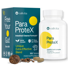 ParaProteX - Detox Cleanse for Humans - Gut Health Supplement - Black Walnut and Wormwood - Candida Cleanse - Grapefruit Seed, Clo