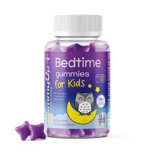 Kids Bedtime Gummies | Magnesium, L-Theanine & Vitamin B6 | Sugar-Free Children's Evening Routine Supplement | Natural Berry Flavo