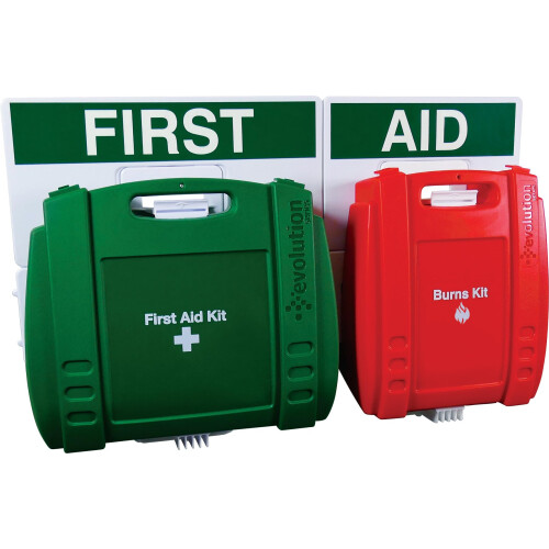 Safety First Aid Group Evolution First Aid & Burns Point, Large, 43 x 65 cm Fully Stocked