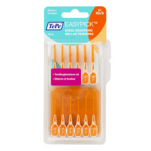 TePe EasyPick Toothpick XS/S/Simple and Effective Interdental Cleaning, for a Healthy Mouth and Clean Teeth / 1 x 36 Toothpicks (X