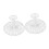2pcs Pickle Jar Weights Fermentation Press Plate for Wide Mouth Jars Foldable Multipurpose Use 1