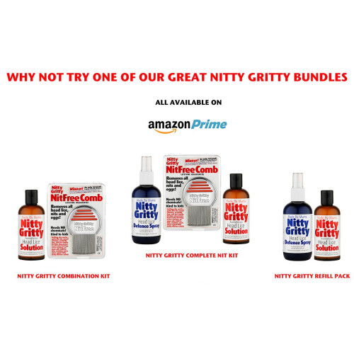 Nitty Gritty Head Lice Defence Spray 250ml 1