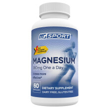 Magnesium Supplement Complex MGSPORT - High Absorption with Vitamins B6, D, E - Supports Muscle Function, 60 Servings