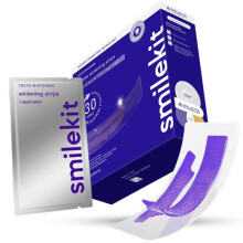 SmileKit Instant Teeth Whitening Strips | Instant Results in 30 Mins | 28 x Strips | 14 x Treatments | Teeth Whitening | UK Brand
