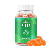 Fiber Gummies with Sugar-Free Prebiotic & High Strength Inulin - Fiber Supplement, Weight Control, Digestive Support for Kids & Ad
