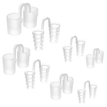 YuZhou 8 PCS Silicone Nose Vents, Nasal Breathers Anti Snoring Clips Nasal Dilators Breathing Nose Relief Nasal Dilator Snore Stop