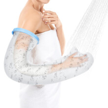 AOOWU Adult Waterproof Cast Cover Arm, Cast Cover Arm Waterproof for Shower, Plaster Cast Waterproof Cover Arm, Plaster Hand Sleev