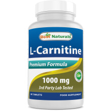 Best Naturals L-Carnitine 1000mg 60 Tablets
