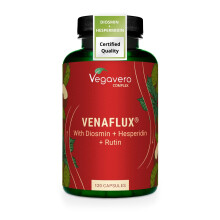 Vegavero Circulation Booster | with Diosmin, Hesperidin, Rutin, Horse Chestnut & Butcher's Broom | 120 Capsules | Leg Flow, Haemor