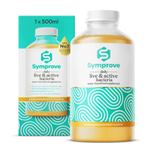 Symprove Probiotic, Mango & Passionfruit Flavour, Fermented to a Level of at Least 10 Billion CFUs per 70ml Shot, Water-Based, Dai