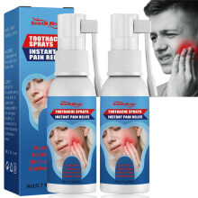 2pcs Oral Care Spray,Toothache Relieving Spray,Instant Teeth Treatment Relief Toothache Sprays,Toothache Pain Relief for Adult,Fre