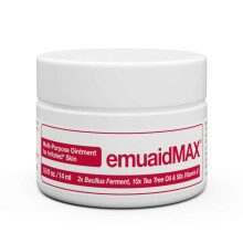 emuaid EMUAIDMAX Ointment for Itchy Skin, Maximum Strength Treatment for Athlete's Foot, Psoriasis, Jock Itch, Rash, Eczema, Cold
