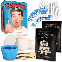 Kenashii Super Nose Wax Kit | 100 g Wax, 24 Applicators | No Microwave Required | New Nose and Ear Hair Removal Kit | Nasal Waxing