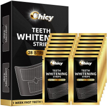 Teeth Whitening Strips 14 Treatments - Enamel-Safe & No-Sensitivity & No-Slip Whitening Strips - Fast Teeth Whitening Result in 7