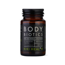 KIKI Health - Body Biotics 400mg, SBO Bacterial Cultures - Symbiotic Blend of 8 Highly Effective Friendly Bacteria - Dormant, Aliv