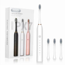 Welari Sonic Electric Toothbrush – 6 Modes, 4 Replaceable Brush Heads, USB Fast Charging, Waterproof, 30-Day Battery – Professiona