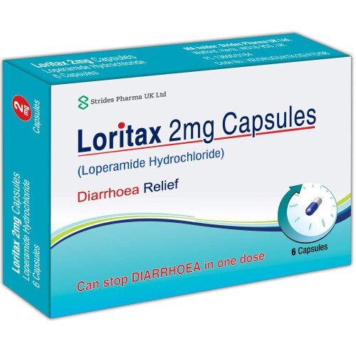 24 Diarrhoea Relief 2mg Capsules Loperamide Hydrochloride Tablets (4x6)