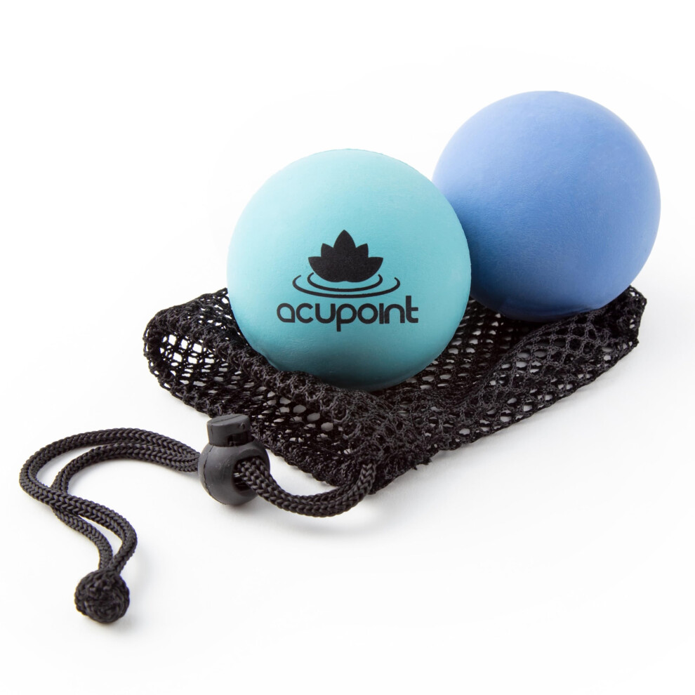 Acupoint Physical Therapy Massage Balls - Ideal For: Yoga, Deep Tissue Massage, Trigger Point Therapy And Self Myofascial Release