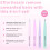 Brushworks HD 4 Piece Combination Tweezer Set - Pastels 2