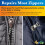FixnZip Instant Zipper Replacement, Black Nickel, M 5
