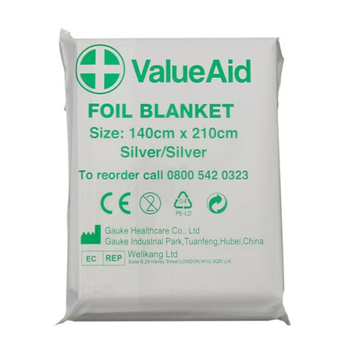 Value Aid Adults Foil Blanket 25 Pack 2