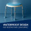 Drive Rotating Rounded Bath / Shower Stool with Swivel Seat 3
