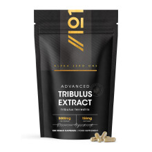 Tribulus Terrestris Extract 5000mg – High Strength 95% Saponins - 120 Vegan Capsules (4 Months Supply) - Resealable and Recyclable