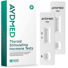 2 x AYDMED Thyroid Stimulating Hormone Tests | Thyroid Testing Kit For Home Self-Test Blood Screening Of Hypothyroidism | Underact