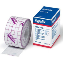 HYPAFIX Adhesive, Non-Woven Fabric Dressing Retention Roll 5cmx 10m (x1) | Secure, Flexible & Skin-Friendly Retention Fabric