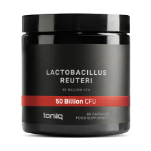 Toniiq 50 Billion CFU Lactobacillus Reuteri Probiotic 50mg per Serving - L Reuteri Probiotics - Highest CFU Count Lactobacillus Re