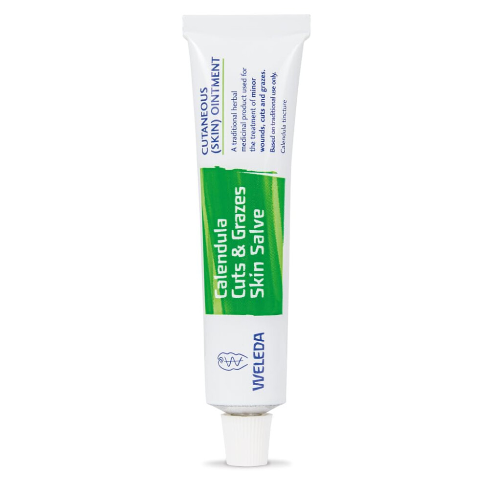 Weleda Calendula Cuts & Grazes Skin Salve, Traditional Healing Ointment, Natural Antiseptic, Antibacterial, Calendula, Traditional