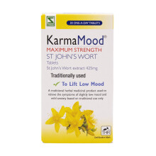 Schwabe KarmaMood Maximum Strength - St John's Wort Extract 425mg - Traditionally Used for Low Mood and Mild Anxiety - Traditional