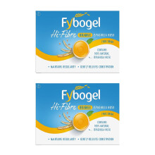 Fybogel Orange Fiber Supplement Sachets, 60 Count - Natural Digestive Support, Gentle Relief, Easy Mix Powder, Daily Use, Convenie