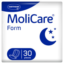 MoliCare Form Night – Large Incontinence Pads for Moderate to Heavy Incontinence at Night for Women and Men | Reliable and Absorbent | 30 Items