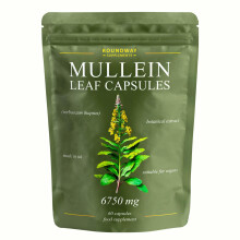 Mullein Leaf Extract for Lungs. Highest Strength 6750mg Mullein 10:1 Extract, Lung Detox & Respiratory Support | 60 Capsules | 2 Month Supply. Vegan