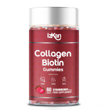 Collagen Gummies with Zinc, Biotin, Vitamin C & E – Type 1 Hydrolysed Collagen for Hair, Glowing Skin Nails & Joint Support – High