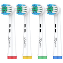 Replacement Electric Toothbrush Head Fits Most Oral B Handles, Gentle Tooth Brush Heads Soft Bristle Compatible Refill 4 Pack